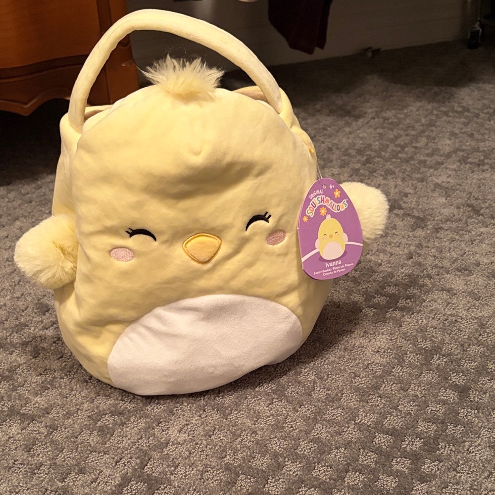 Yellow Plush Chick Bag